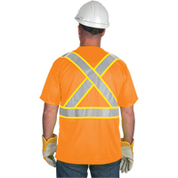 T-shirt conforme à la CSA, Polyester, Moyen, Orange SEL243 | Office Plus