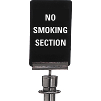 "No Smoking" Crowd Control Sign, 11" x 7", Plastic, English SG130 | Office Plus