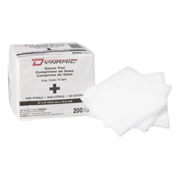 Dynamic™ Gauze Sponge, Pad, 4" L x 4" W, Medical Device Class 1 SGB114 | Office Plus