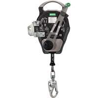 Workman™ Rescuer, 50', 1 Leg, Stainless Steel Cable, Snap Hook Harness Connector, Built-in Anchor SGC230 | Office Plus