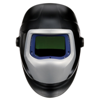 Speedglas™ 9100 Welding Helmet & Auto-Darkening Filter 9100XXi, 4.2" L x 2.8" W View Area, 5/8 - 13 Shade Range, Black/Silver SGC239 | Office Plus