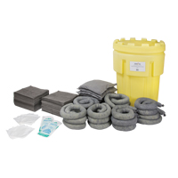 Spill Kit, Universal, Salvage Drum, 95 US gal. Absorbancy SGD801 | Office Plus