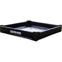 Mini-Berm™ Compact Secondary Containment, 36 US gal. Spill Capacity, 48" L x 48" W x 4" H SGF556 | Office Plus