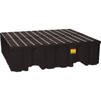 Spill Containment Pallet, 132 US gal. Spill Capacity, 51" x 52.5" x 13.75" SGJ311 | Office Plus