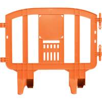 Minit Barricade, Interlocking, 49" L x 39" H, Orange SGN475 | Office Plus