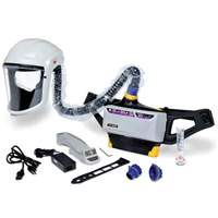 Versaflo™ Powered Air Purifying Respirator Painter's Kit, Headcover & Faceshield, Lithium-Ion Battery SGP430 | Office Plus