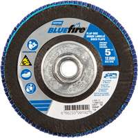 BlueFire<sup>®</sup> Flap Disc, 5" x 5/8"-11, Type 29, 80 Grit, Zirconia Alumina SGQ848 | Office Plus