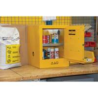 Flammable Storage Cabinet, 4 gal., 1 Door, 17" W x 22" H x 18" D SGU584 | Office Plus