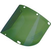 Dynamic™ Formed Faceshield, Polycarbonate, Green Tint SGV637 | Office Plus
