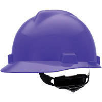 V-Gard<sup>®</sup> Slotted Hard Hat, Ratchet Suspension, Purple SGW068 | Office Plus