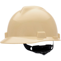 V-Gard<sup>®</sup> Slotted Hard Hat, Ratchet Suspension, Beige SGW070 | Office Plus