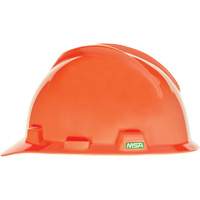 V-Gard<sup>®</sup> Slotted Hard Hat, Ratchet Suspension, High Visibility Orange SGW072 | Office Plus