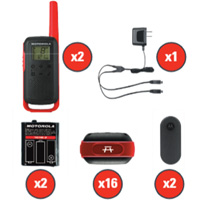 TalkAbout™ Two-Way Radios, FRS Radio Band, 22 Channels, 32 km Range SGW761 | Office Plus