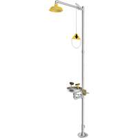 Combination Emergency Shower & Eyewash Station, Pedestal SGZ070 | Office Plus