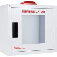 Standard Large AED Cabinet with Alarm & Strobe, Zoll AED Plus<sup>®</sup>/Zoll AED 3™/Cardio-Science/Physio-Control For, Non-Medical SHC002 | Office Plus