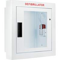 Semi-Recessed Large Cabinet with Alarm, Zoll AED Plus<sup>®</sup>/Zoll AED 3™/Cardio-Science/Physio-Control For, Non-Medical SHC007 | Office Plus