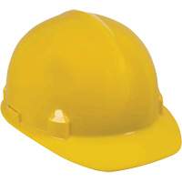 SC-6 Cap Style Hardhat, Ratchet Suspension, Yellow SHC582 | Office Plus