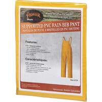 Storm Master<sup>®</sup> Bib Pants, Small, Polyester/PVC, Yellow SHE396 | Office Plus