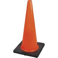 Premium Flexible Safety Cone, 28", Orange SHE783 | Office Plus