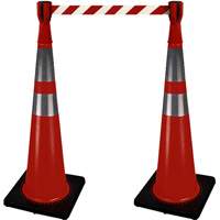 Traffic Cone Topper with 10' Barricade Tape SHE786 | Office Plus