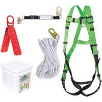 Grommeted Fall Protection Kit, Roofer's Kit SHE933 | Office Plus