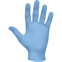 7005PF Disposable Gloves, 7/Small, Nitrile, 4-mil, Powder-Free, Blue SHG873 | Office Plus