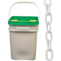 Heavy-Duty Plastic Safety Chain, White SHH023 | Office Plus