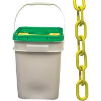 Heavy-Duty Plastic Safety Chain, Yellow SHH024 | Office Plus