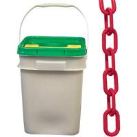 Heavy-Duty Plastic Safety Chain, Red SHH027 | Office Plus