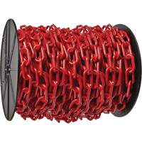 Heavy-Duty Plastic Safety Chain, Red SHH034 | Office Plus
