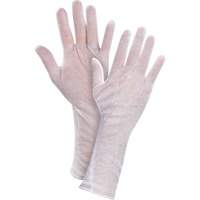 Lightweight Inspection Gloves, Poly/Cotton, Hemmed Cuff, Men's SHH457 | Office Plus