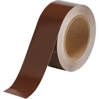 Pipe Marker Tape, 90', Brown SI698 | Office Plus