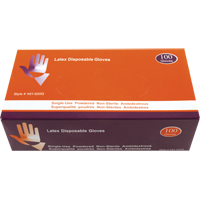 Industrial Grade Gloves, Medium, Latex, Powdered, White SN959 | Office Plus