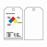 Self-Laminating Right-To-Know Tags, Polyester, 3" W x 5-3/4" H, English SX836 | Office Plus