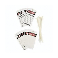 Self-Laminating Accident Prevention Tags, Polyester, 3" W x 5-3/4" H, English SX849 | Office Plus