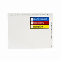 Laser Printable Right-to-Know Labels, Vinyl, Sheet, 10" L x 7" W SY722 | Office Plus