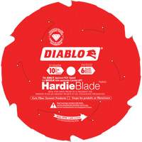 HardieBlade™ Cutting Saw Blade, 10", 6 Teeth, Fibre Cement Use TCT899 | Office Plus