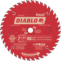 Contractor aw Blades - Finishing Saw Blades, 7-1/4", 40 Teeth, Wood Use TDX992 | Office Plus