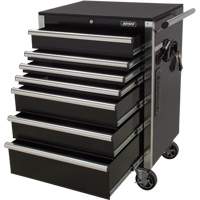 Heavy-Duty Tool Cart, 7 Drawers, 28" W x 22" D x 42-3/8" H, Black TER069 | Office Plus