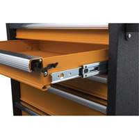 GSX Series Tool Chest, 26" W, 4 Drawers, Black/Orange TER208 | Office Plus