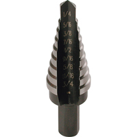Step Drills, 1/16" Increments TH080 | Office Plus