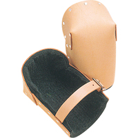 Hard Shell Knee Pads, Buckle Style, Leather Caps, Foam Pads TN240 | Office Plus