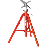 V Head Low Pipe Stand # VJ-98, 51-96 cm Height Adjustment, 12" Max. Pipe Capacity, 2500 lbs. Max. Weight Capacity TNX167 | Office Plus