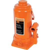Bottle Jack, 30 tons, Manual Hydraulic, 18-3/4" Raised Height TS322 | Office Plus