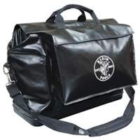 Equipment Bag, Vinyl, 2 Pockets, Black TUB882 | Office Plus