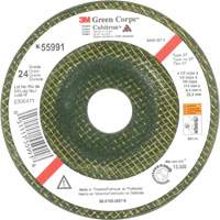 Green Corps™ Depressed Centre Wheel, 4-1/2" x 1/4", 7/8" arbor, Ceramic, Type 27 UAE291 | Office Plus