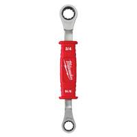 Lineman's 2-in-1 Insulated Ratcheting Box Wrench UAF945 | Office Plus
