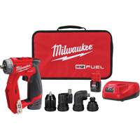 M12 Fuel™ Installation Drill-Driver Kit, Lithium-Ion, 12 V, 1/4"/3/8" Chuck, 300 in-lbs Torque UAG101 | Office Plus