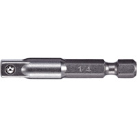Adapter & Extension, 1/4" Drive Size, 1/4" Male Size, Ball, 2" L UAH317 | Office Plus