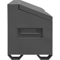 Jobsite Sloped Lid Storage Box, 60" x 30" x 39-3/8", Steel, Grey UAI849 | Office Plus